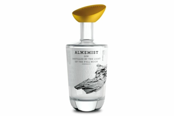 alkkemist gin bottiglia