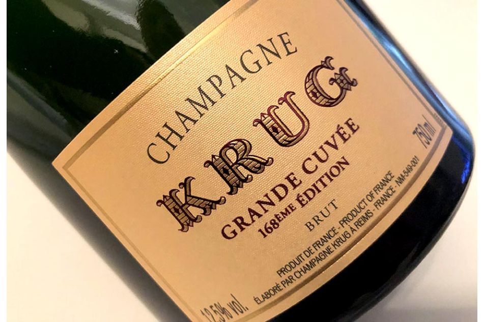 champagne krug grande cuvee 168