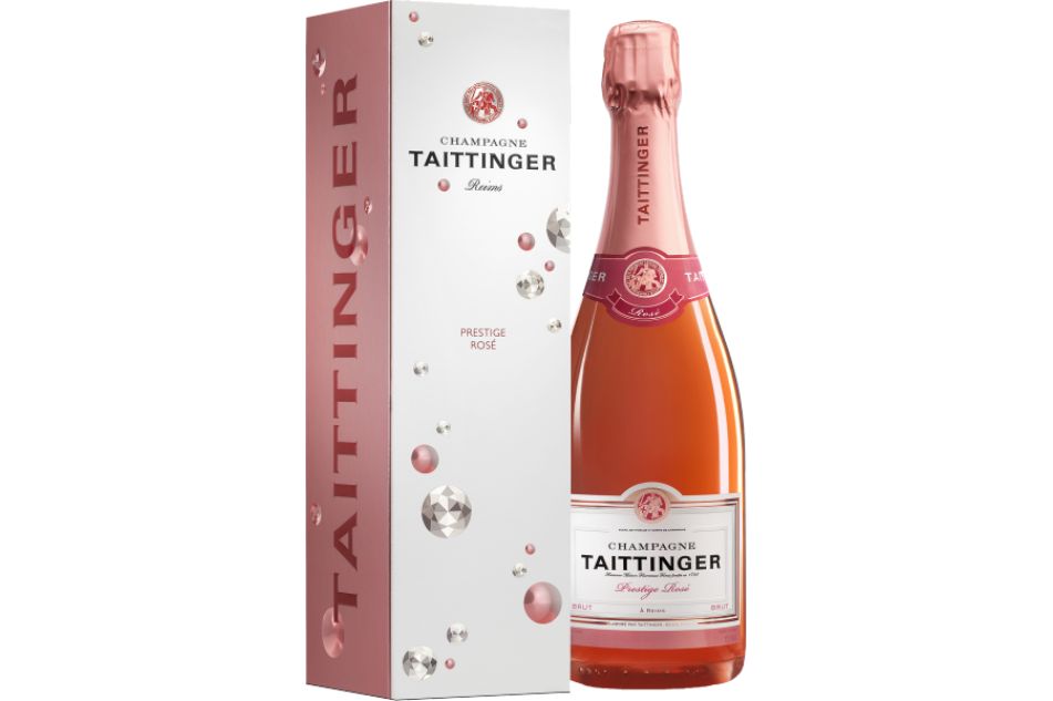 champagne taittinger brut prestige rose astucciatio diamant