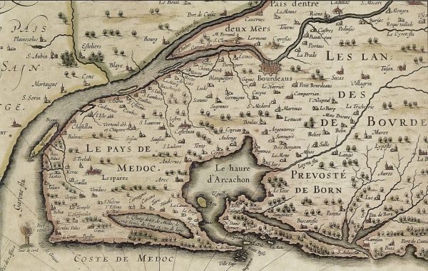 margaux mappa storica medoc