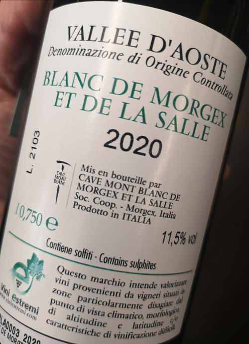 Wine - Cave Mont Blanc de Morgex et la Salle