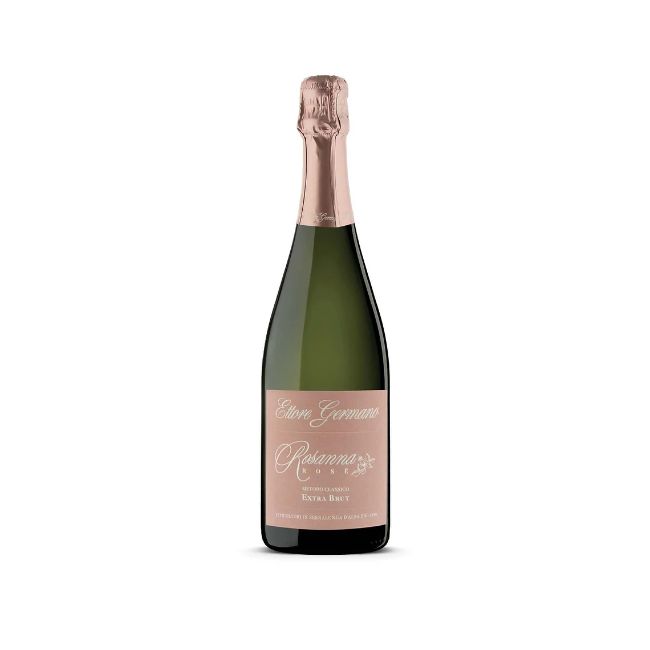 rossana rose extra brut metodo classico ettore germano alta langa