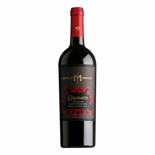 coribante syrah malvasia nera salento castello monaci vino rosso