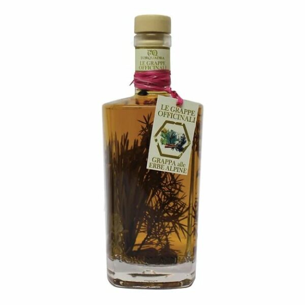 grappa erbe alpine 0.5 lt grappa trentina torquadra