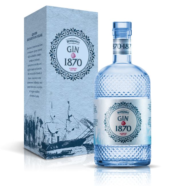 raspberry dry gin bertagnoli 70 cl 40