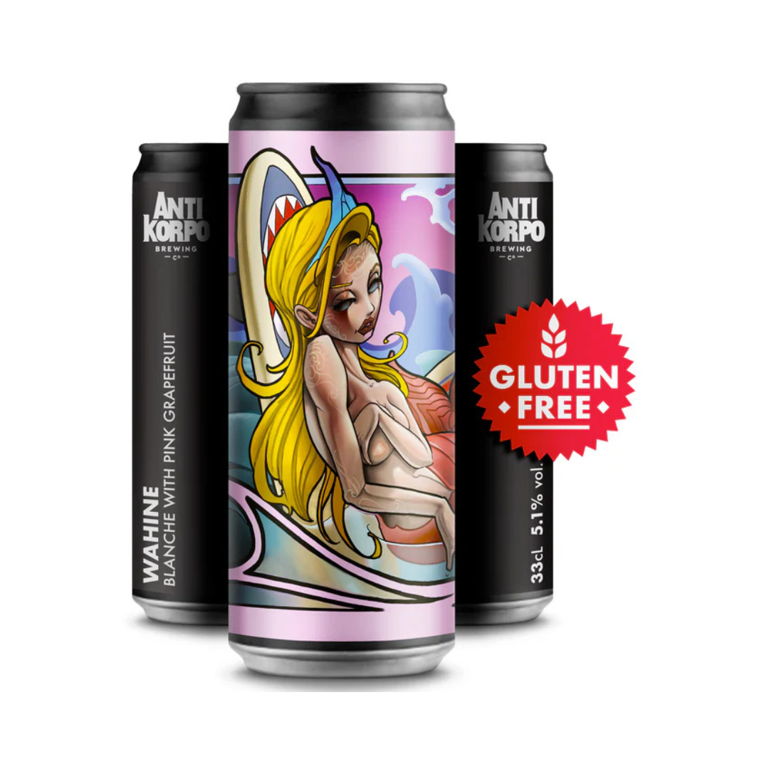 WAHINE BLANCHE W/PINK GRAPEFRUIT 0,33 LT | ANTIKORPO