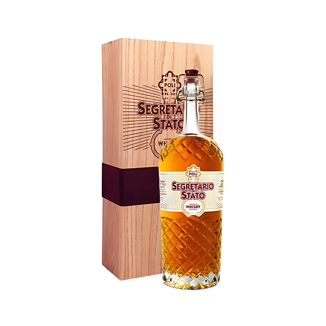 WHISKY SEGRETARIO DI STATO CASSA LEGNO | POLI
