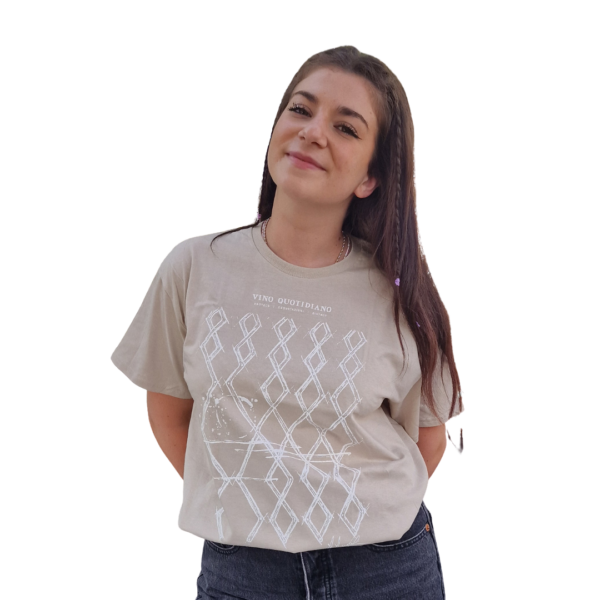 T-Shirt Cotone Personalizzata Vino Quotidiano Tg. XL