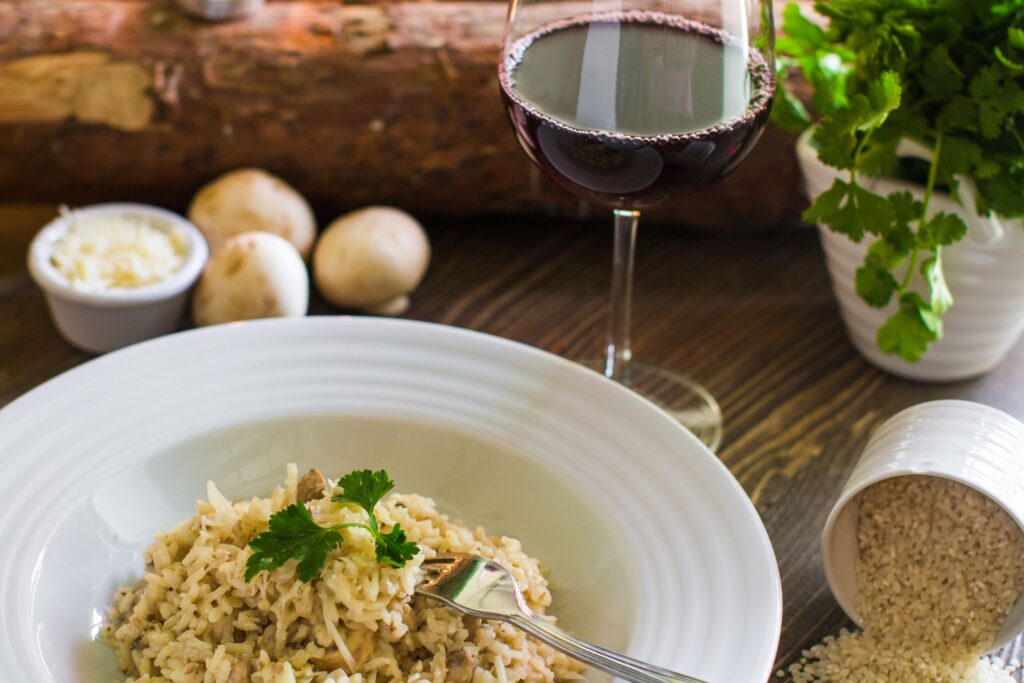 Vino per risotto